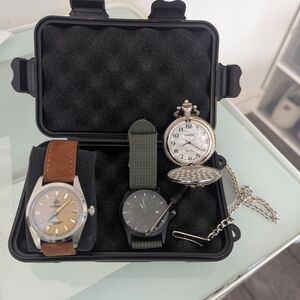 Addiesdive 36 MM Sweeping Quartz 3 watch Set